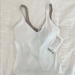 Lululemon Athletica White Tank Top